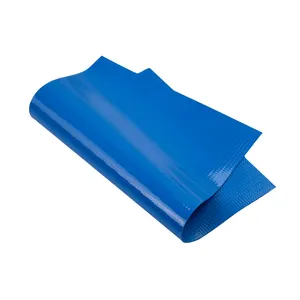 Hanlong नीले रंग उच्च गुणवत्ता की सतह मैट बड़े स्विमिंग पूल के लिए Inflatable पीवीसी Tarps लेपित कपड़े