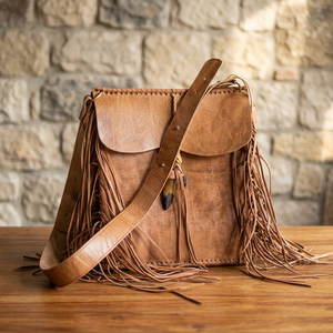 Sac à bandoulière en cuir véritable de qualité supérieure pour femmes, style classique, poignée souple, couleur naturelle, sac à dos de voyage durable - Product Image 3