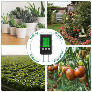 Testeur de sol portable PH Température Humidité avec écran LCD Lumière du soleil pour l'entretien des plantes d'intérieur et d'extérieur - Product Image 5