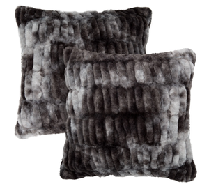 Double-Sided Faux Fur Plush Decorative <strong>Throw</strong> Pillow Covers Ruched Soft Minky Couture <strong>Cushion</strong> for Sofa <strong>Couch</strong> Bedroom Home Use - Product Image 6