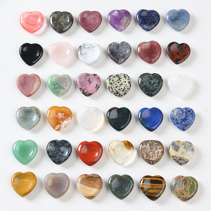 Piedra de Cristal de Cuarzo Rosa Natural de 30 mm, Tallada en Forma de Corazón, para Sanación, Amor, Chakra, Reiki, Equilibrio, Piedra Semipreciosa Artesanal - Product Image 4