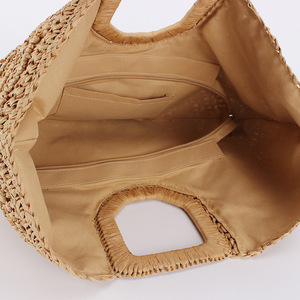 Nuova <span class=keywords><strong>Borsa</strong></span> <span class=keywords><strong>a</strong></span> Mano da Donna 2024 in Stile Francese Retrò Bohémien, Tessuta <span class=keywords><strong>a</strong></span> Mano con Chiusura <span class=keywords><strong>a</strong></span> Cerniera e Forma <span class=keywords><strong>a</strong></span> <span class=keywords><strong>Luna</strong></span> - Product Image 4