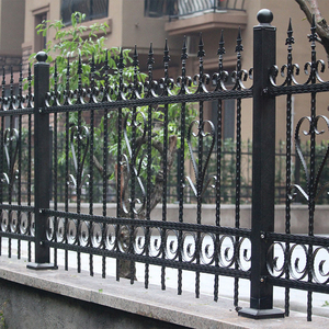 Cercas Decorativas <span class=keywords><strong>de</strong></span> Hierro Forjado y Acero Galvanizado <span class=keywords><strong>de</strong></span> Fácil Instalación <span class=keywords><strong>para</strong></span> Jardines, Villas, Áreas <span class=keywords><strong>de</strong></span> Piscina, Sitios <span class=keywords><strong>de</strong></span> Construcción y Uso Doméstico - Product Image 4