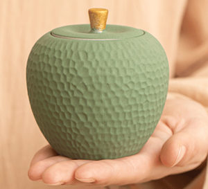 Vela aromática de cerámica LANJO 150G, cera de soja natural, aroma a manzana verde, vela aromática para el hogar, para relajación, alivio del estrés, dormitorio - Product Image 6