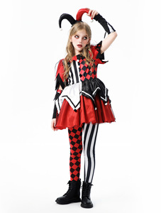 Costume de Clown Effrayant pour Filles, Halloween 2026, Tenue de Scène Horreur Amusante, Déguisement de Carnaval et Fête, Ensemble de Déguisements Fantaisie - Product Image 1