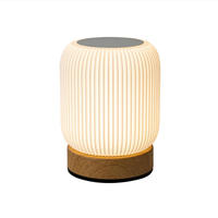 Lampe de table moderne à LED RGB avec télécommande, contrôle tactile, couleurs changeantes, fonction veilleuse LED pour chambre