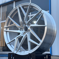 Jantes monobloc forgées 18 19 20 pouces 5x112 5x120 en alliage d'aluminium brossé et poli pour M3 M4 M5 M8 C63 E63 S63 RS4