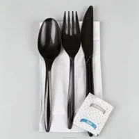 Prix d'usine PP2.5G Couverts de camping jetables (cuillère et serviette) OEM Biodégradables en amidon de maïs