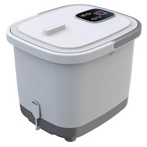 Masseur de pieds chauffant à acupression, à brancher, avec rouleaux de pédicure, bassin pliable, température constante, 2,2 kg, 37,5x33,5x25 cm, ZP-1028B - Product Image 1