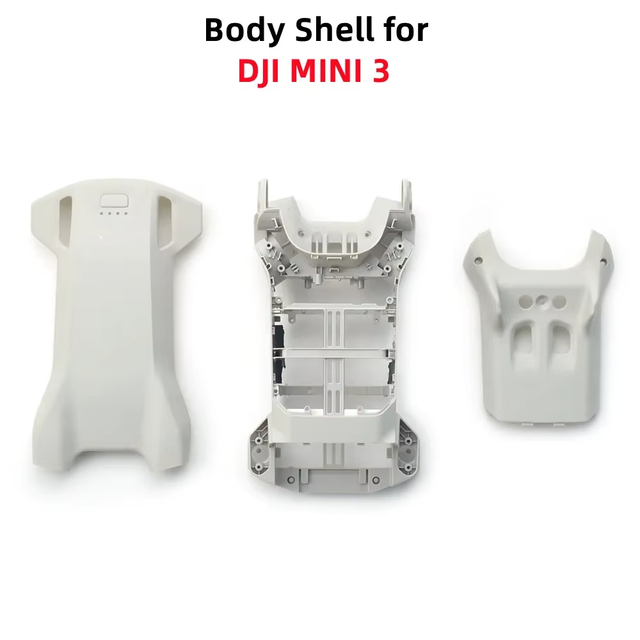Fuselage for for Mini 3 Drone Repair Parts Replacement Upper Cover Middle Frame Bottom ABS PC Plastic