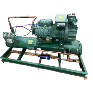 10HP 15HP แบบลูกสูบแบบกึ่งสุญญากาศระบายความร้อนด้วย20HP หน่วยควบแน่นอุณหภูมิต่ำสำหรับการจัดเก็บห้องเย็น - Product Image 2