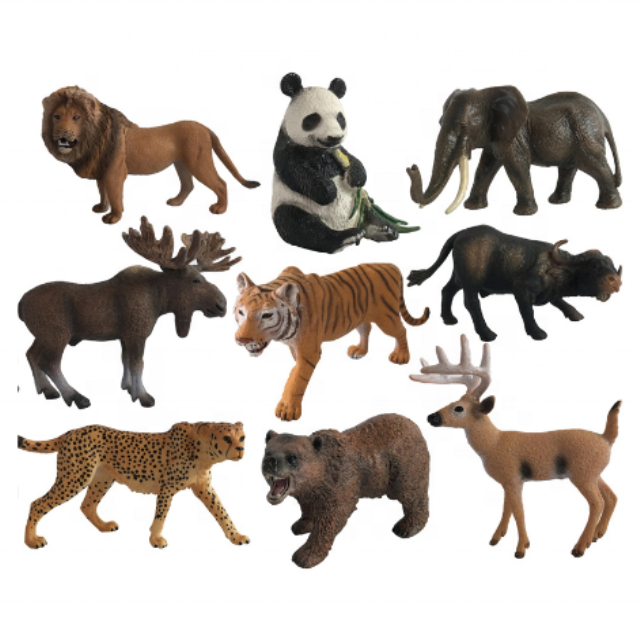 Прямая поставка, пластиковые игрушки в виде животных, зоопарк, фигурки героев, фигурки, Африканский Гепард, Антилопа, прекрасные животные, коллекция, ПВХ модели, игрушки