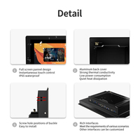Computadora Táctil Industrial de 15 Pulgadas con Pantalla Táctil Capacitiva de Montaje Empotrado IP65, PC Táctil Industrial Todo en Uno