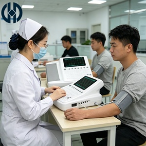 Appareil ECG de qualité médicale avec batterie lithium haute capacité intégrée, prise en charge de la transmission de données USB vers PC - Product Image 1