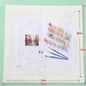 Peinture par numéros 5D personnalisée DIY pour adultes, comprenant un toile, un pinceau et des peintures acryliques, cadeau mural - Product Image 6