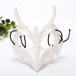 Unisex Đen Chết Thiết Kế Đáng Sợ Kinh Dị Ma Ẩn Danh Nhựa Đầy Đủ Mặt Halloween Cosplay Đảng Masquerade Mặt Nạ - Product Image 2