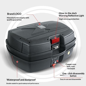 Caja de Almacenamiento Trasera Reforzada y Engrosada, Maletero Universal para Motocicleta y Scooter Eléctrico, Contenedor para Casco y Equipaje - Product Image 2
