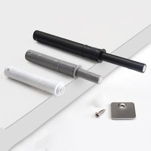 Système de rebond moderne à bouton-poussoir avec dispositif de rebond intégré pour portes/tiroirs d'armoires, usage en cuisine, matériau POM, installation facile - Product Image 1