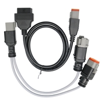 Câble de diagnostic multi-adaptateur OBD, faisceau de communication multi-connecteurs, adapté aux camions Volvo