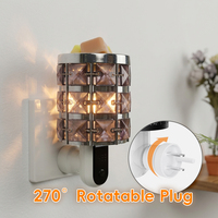 Nouvelle Arrivée Lampe de Nuit en Acrylique Décoration Maison Chauffe-Bougie Parfumée avec Minuteur Sûr Rotatif à Brancher Chauffe-Parfums Électrique