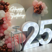 Winbo fabricant 3ft 4ft 5ft personnalisé étanche géant lumineux lettres NO quantité minimale de commande numéros de chapiteau