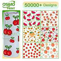 Autocollant en plastique imperméable Osmo 20OZ personnalisé imprimé UV pour gobelet de 20 oz - Écologique et durable