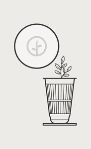 Guci tanaman ramuan Basil organik Modern, Kit lantai kondisi dalam ruangan pemasangan luar ruangan dengan pot indah termasuk dalam ruangan - Product Image 5