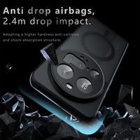 Para Xiaomi 15 Ultra mate magnético transparente funda 14T Pro para Redmi Note 13 Pro Plus Poco X7 Pro X6 AHard PC cubierta A5 C71 K70
