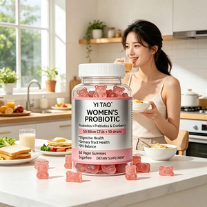 Gomitas Probióticas Sin Azúcar para Mujeres, 50B CFU, con Arándano Rojo y Prebióticos, Apoyo para la Salud del Tracto Urinario y el Equilibrio del pH, 60 Unidades - Product Image 5