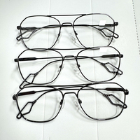 Déstockage d'usine, montures de lunettes rondes en métal mixte, montures de lunettes optiques à monture complète, montures de lunettes de mode de haute qualité unisexes