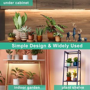 Luz de cultivo de 40W con adaptador, panel de 4 LED, luces de cultivo de escritorio de 540 LED, lámpara de cultivo debajo del gabinete con temporizador para el crecimiento de plantas de interior - Product Image 4