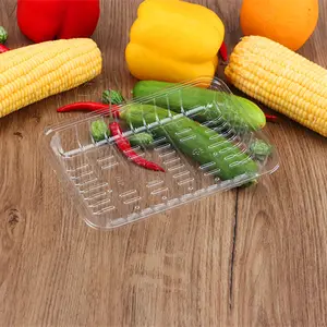 Filme elástico selo estilo embalagem bandeja de frutas de pvc plástico como papel frutas vegetais bandeja de embalagem alternativa