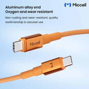 สายชาร์จเร็ว Miccell Durable 60W 3A ผลิตจากโลหะผสมสังกะสี พร้อมสายถักไนลอน สายดาต้า SR สำหรับชาร์จ <span class=keywords><strong>iPhone</strong></span> และ Android - Product Image 6