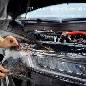 ฟิล์มกันรอยไฟหน้าและไฟท้ายรถยนต์ TPU สีดำรมควัน เปลี่ยนสีได้ทั้งม้วน จากประเทศจีน - Product Image 5