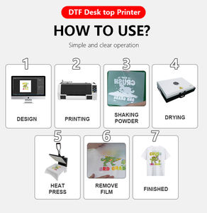 Bestseller A3 Desktop multifunzione DTF Sticker e t-shirt stampante a getto d'inchiostro, nuovissima, la scelta migliore per le startup - Product Image 3