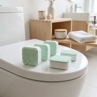 Nettoyants pour cuvettes de toilettes longue durée, comprimés nettoyants automatiques pour toilettes, désodorisants et détartrants pour réservoirs de toilettes contre les taches tenaces