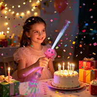 Bâtons lumineux LED à fibres optiques pour les fêtes, avec boule de projection, pour Halloween, Noël, et les fêtes à domicile (vente en gros)