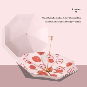 <span class=keywords><strong>Parasol</strong></span> pliant manuel de voyage à double couche, résistant aux UV, super résistant au soleil, anti-vent, avec cadre en aluminium <span class=keywords><strong>noir</strong></span> et poignée en <span class=keywords><strong>bois</strong></span> - Product Image 5