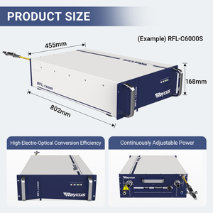Raycus for 3000W RFL-C3000S Single Module CW Fiber <b>Laser</b> with Power Supply Metal Cutting Welding <b>Cleaning</b> <b>Machines</b> - Product Image 3