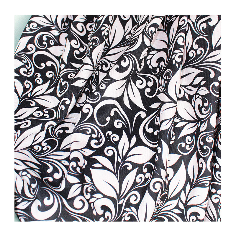 Recycled Custom Print Jacquard Fabric Microfiber