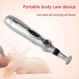 Caneta massageadora de acupuntura elétrica portátil, massagem corporal, energia meridiana - Product Image 2