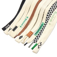Cordon de serrage de 13 mm pour chapeau et pull, en coton, brodé et tissé, multi-styles, personnalisable pour vêtements, sacs et chaussures