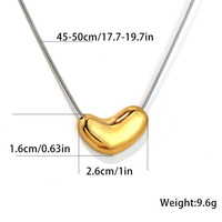 Colliers en acier inoxydable en gros avec pendentifs de créateur pour femmes, accessoires étanches en PVD 18 carats, bijoux de mode pour le cou