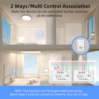 Avatto Tuya Wifi Smart 1 2 Gang Home Prises murales et prise de courant Smart Tuya Brazil Prises et interrupteur standard