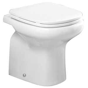 ท่อระบายน้ำติดผนัง 58 ซม. ยาว 36.5 ซม. กว้าง 43 ซม. สูง สำหรับใช้ในห้องน้ำ - Product Image 1