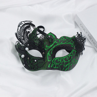 Nouvelle Arrivée Masque Demi-Visage Peint Vintage Lago des Cygnes, Masques de Déguisement, Décorations de Festival, Masque de Fête