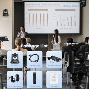 Cámara PTZ <span class=keywords><strong>para</strong></span> Conferencias (20x) y Controlador con Joystick 4D <span class=keywords><strong>para</strong></span> Transmisión en Vivo en <span class=keywords><strong>YouTube</strong></span>, Iglesias, Eventos, <span class=keywords><strong>OBS</strong></span> y Vmix - Product Image 6