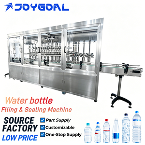 Machine de remplissage et de bouchage de bouteilles haute capacité pour bière, lait, eau, huile avec remplissage et emballage précis en caisses - Product Image 1