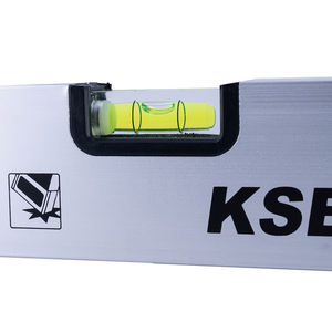 Üç flakon ile KSEBI manyetik ruh seviyeleri ölçme aracı 12 "300MM alüminyum alaşımlı plastik Film ambalaj - Product Image 4