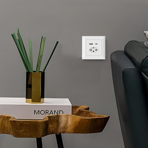 Leishen Thụy Sĩ Loại treo tường ổ cắm điện tường với USB - Product Image 5